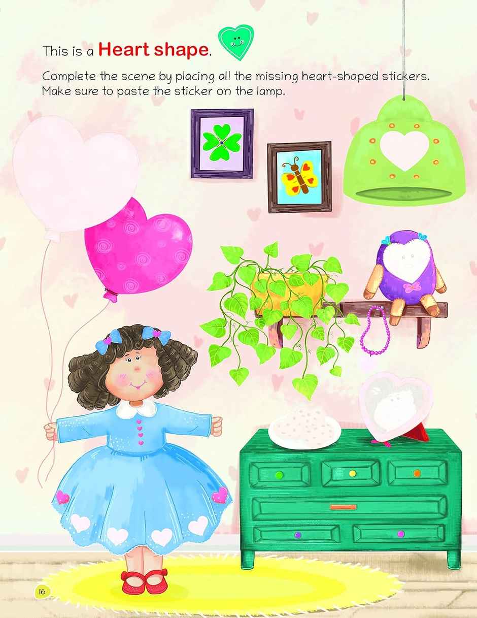 Oswaal Books Lil Legends Book Of Stickers For Kids | Age 3+ | To Learn About Shapes