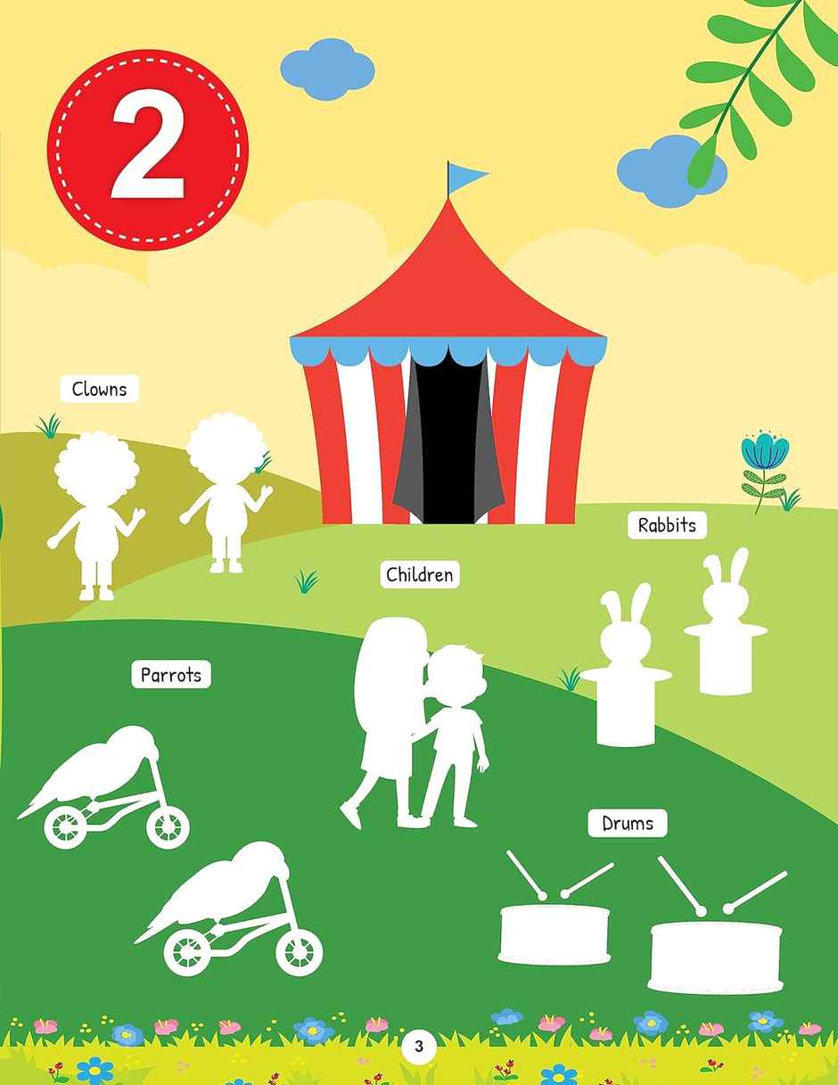 My First Sticker Books - Alphabet, Numbers, Shapes, Colours, Animals (Set of 4 Books)