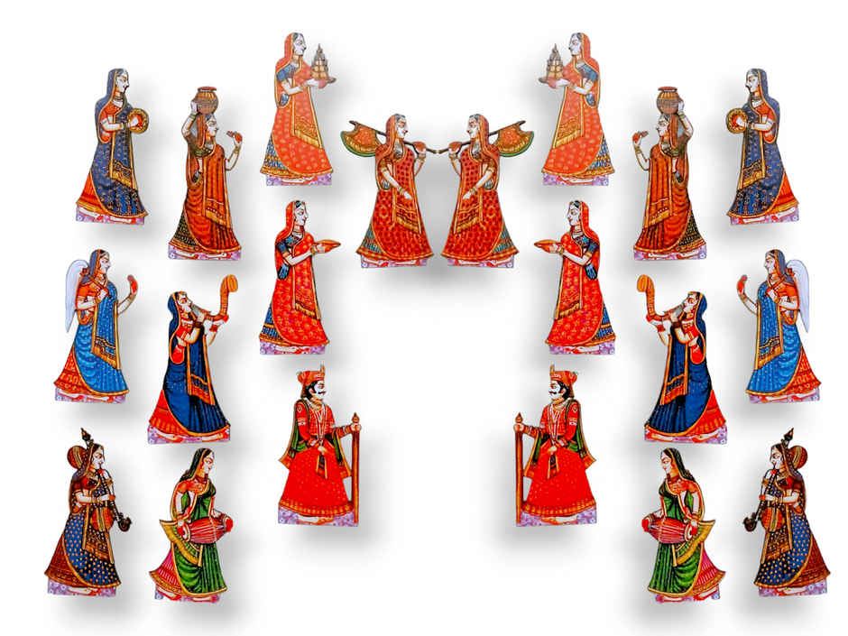 Divine Vibes Gopi Icons MDF Set