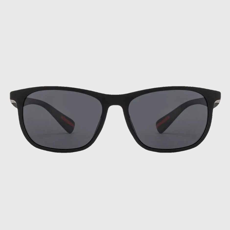 Vincent Chase By Lenskart Unisex Solid Polycarbonate Wayfarer Sunglasses | Black - L