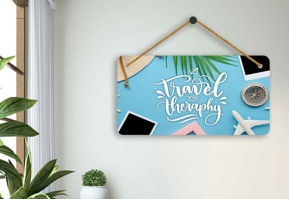 Saf Treval Is My Therapy Beautiful Home Decoration Wall Hanging|Wharec-28