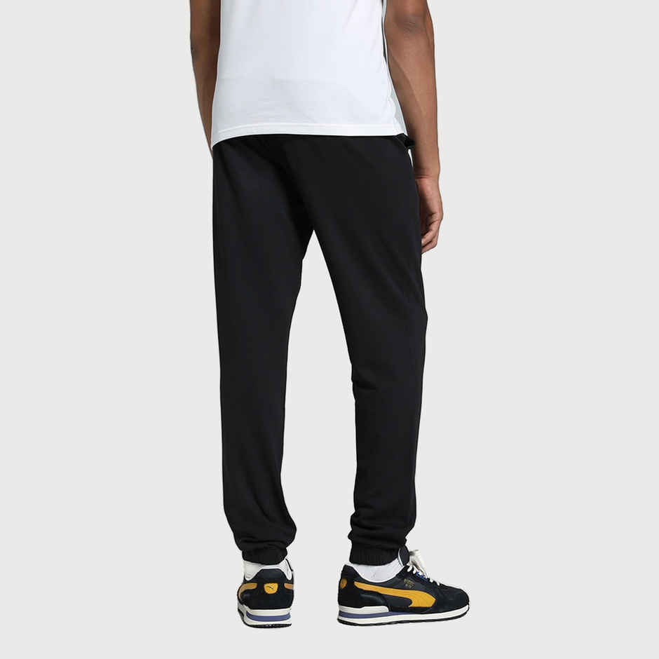 Puma Men's ESS Logo Graphic Pants | Black | L