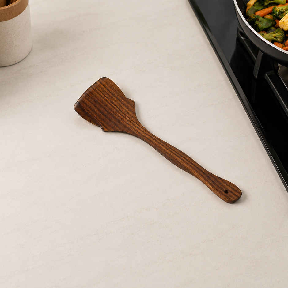 Petals Wooden Spatula - Dosa Palta/Taveta/Turner/Khurpi