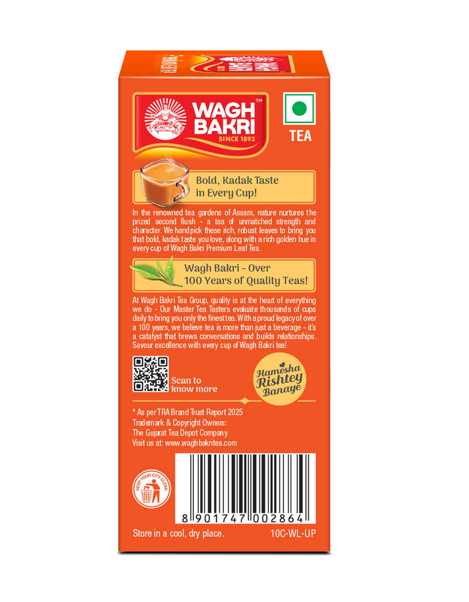 Wagh Bakri Premium Leaf Tea | Kadak Rich Taste
