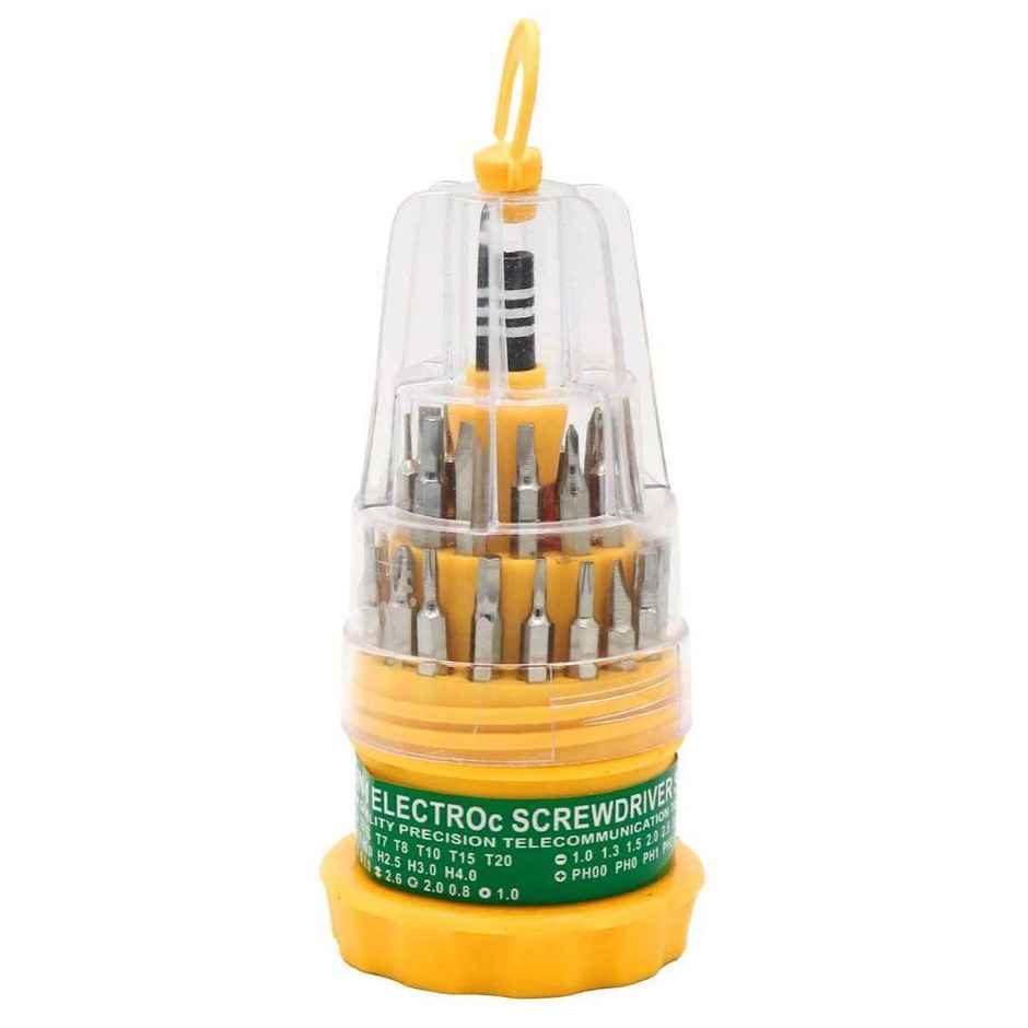 Se7en Screwdriver Tool Set Steel 31 in 1 with 30 Screwdriver Bits, Professional Magnetic Driver Set