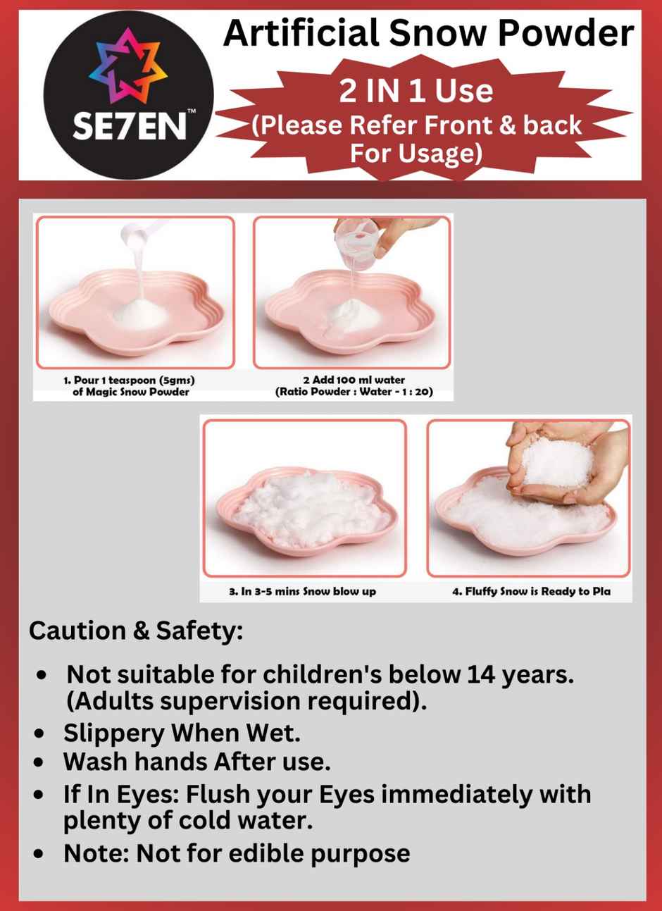 Artificial Snow Powder For Christmas | Se7en