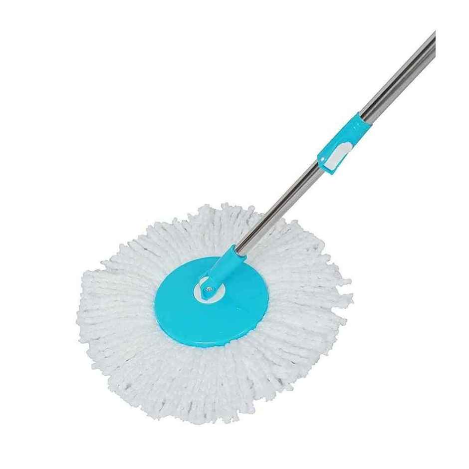 Esquire 360 Bucket Spin Mop Stick With Microfiber Refill | Blue Color