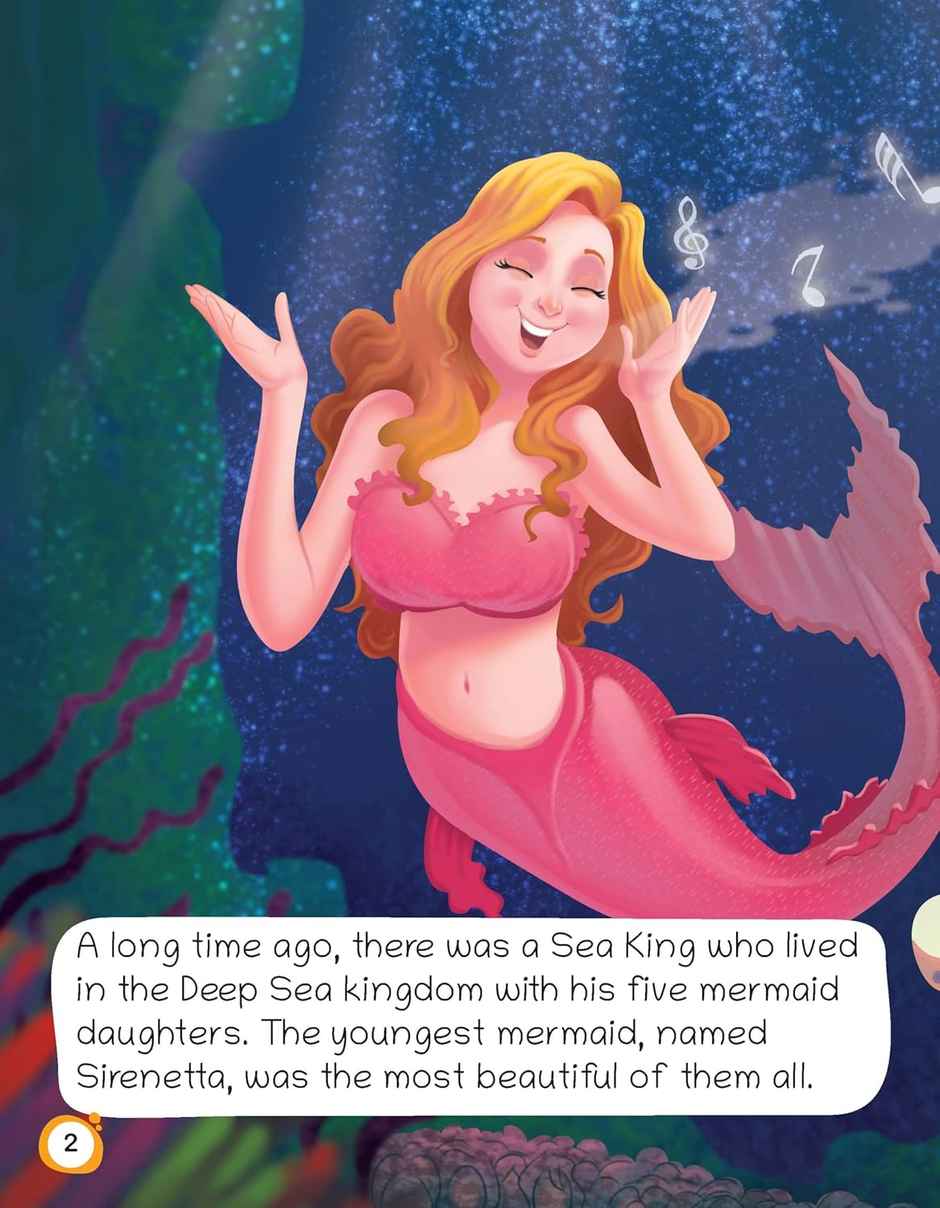 Oswaal Books Lil Legends Illustrated Fairy Tales - The Little Mermaid | For Kids | Age 2-5 Years