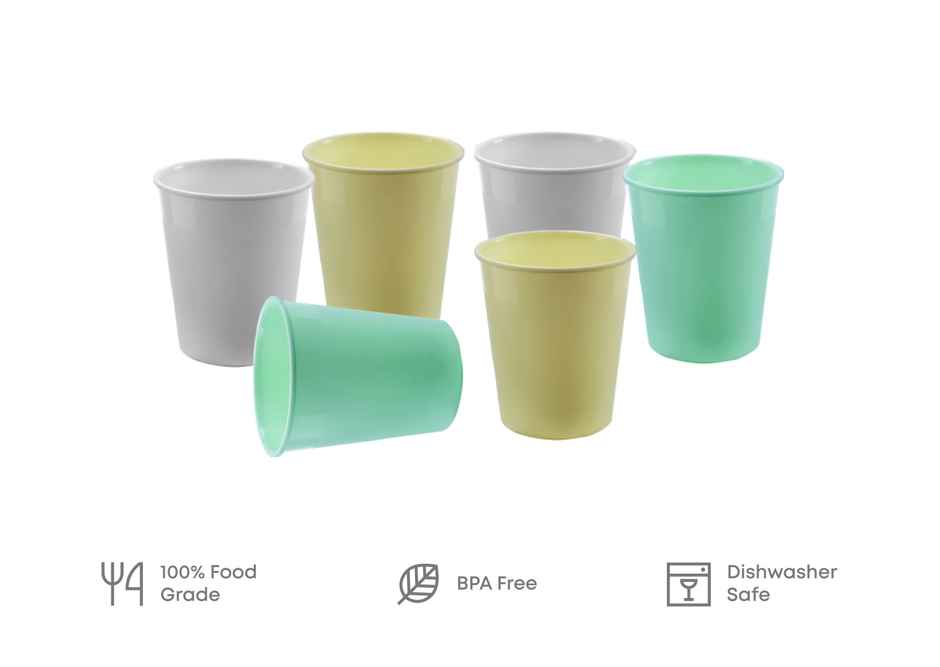 All Time Treats Glass 250 (1500 ml) () (6 Pc Set) (Colour May Vary)