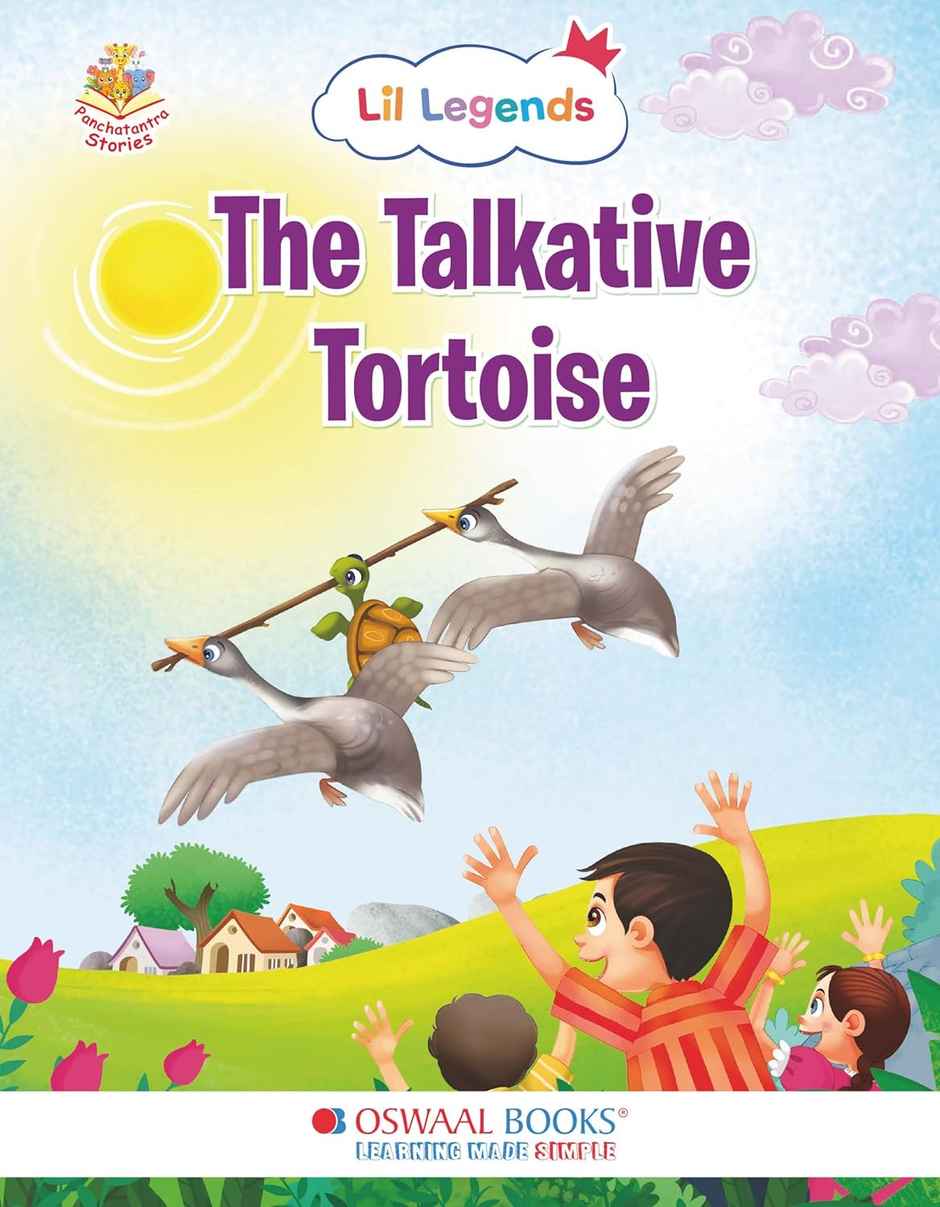 Oswaal Books Lil Legends Short Illustrated Panchtantra Stories For Kids 2+ | The Talkative Tortoise