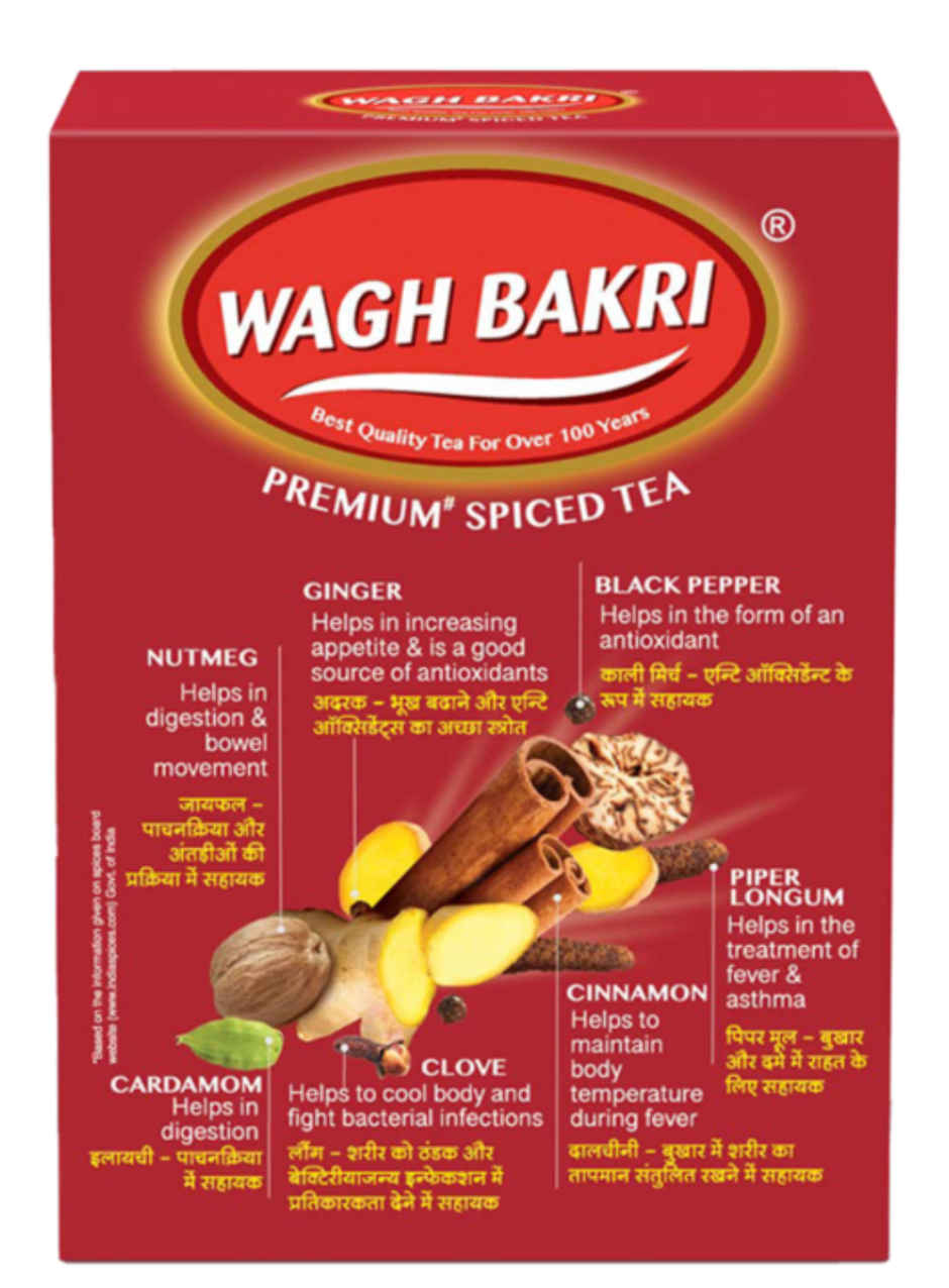 Wagh Bakri Premium Spiced Tea