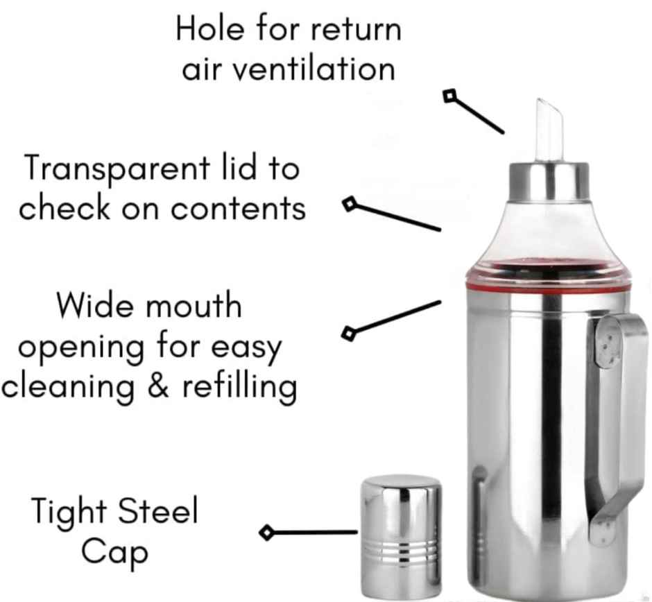 Oil Bottle With Handle - 1 Ltr