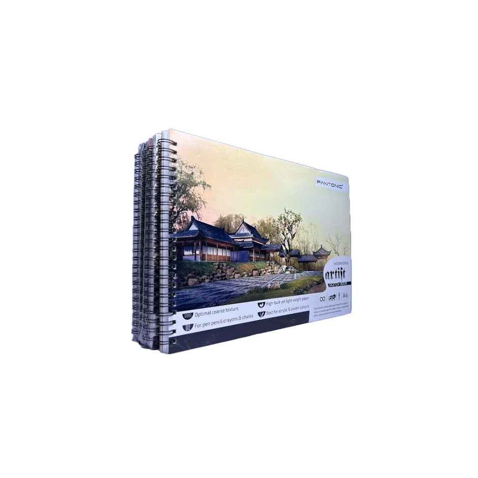 ABK A4 Sketch Pad 160 GSM | Colour May Vary | Premium Paper