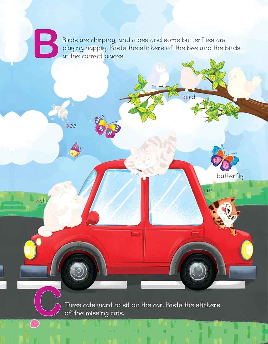 Oswaal Books Lil Legends Book Of Stickers For Kids | Age 3+ | To Learn About English Alphabet