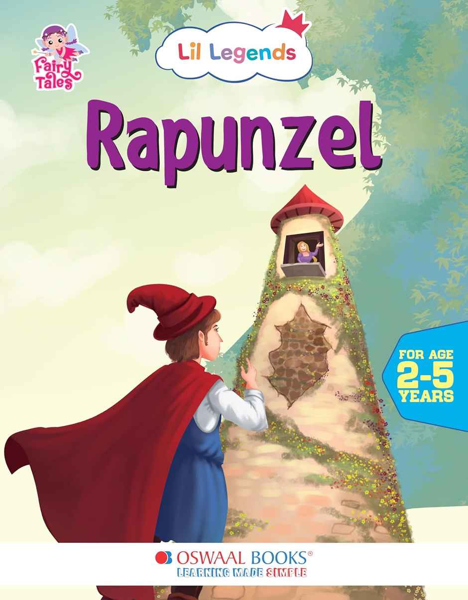 Oswaal Books Lil Legends Illustrated Fairy Tales - Rapunzel | For Kids | Age 2-5 Years
