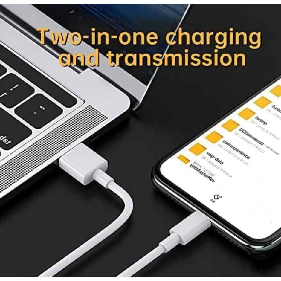 Ailkin USB to C Cable for Realme| Oppo| Vivo & Type C Devices |1M| White