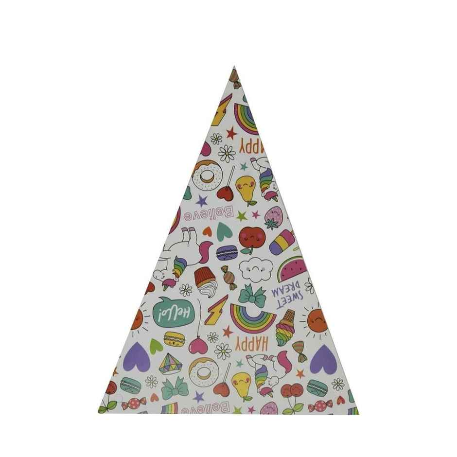Party Cap | Set Of 10 | Assorted | Chrome