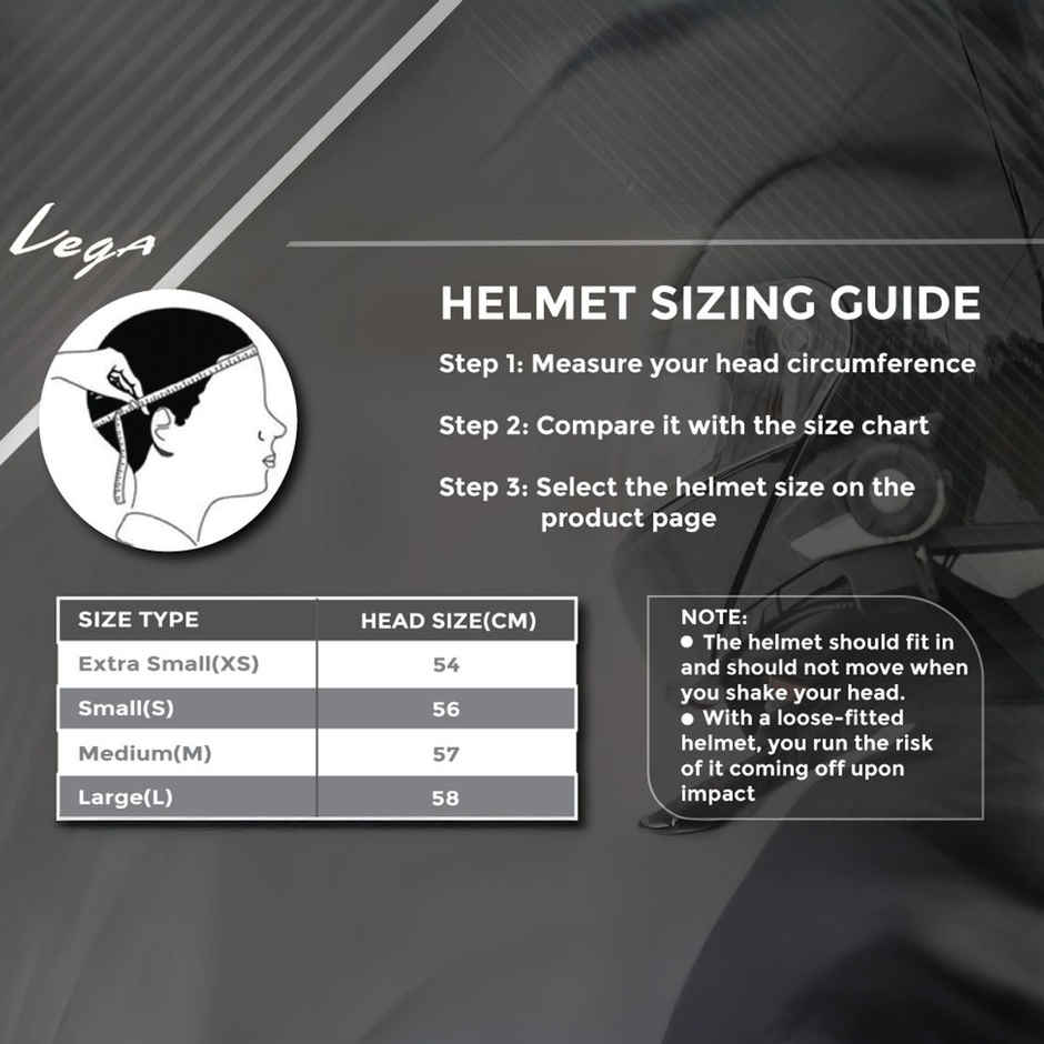 Vega Off Road D/V Thunder Lightweight Full Helmet- Dull Black Grey - L