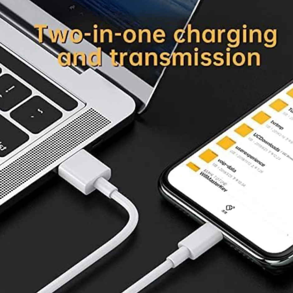 Ailkin USB to C Cable for Realme| Oppo| Vivo & Type C Devices |1M| White