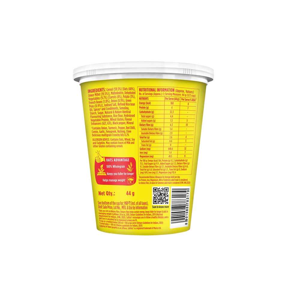 Saffola Cuppa Oats - Magic Masala | No Maida | No Added Preservatives