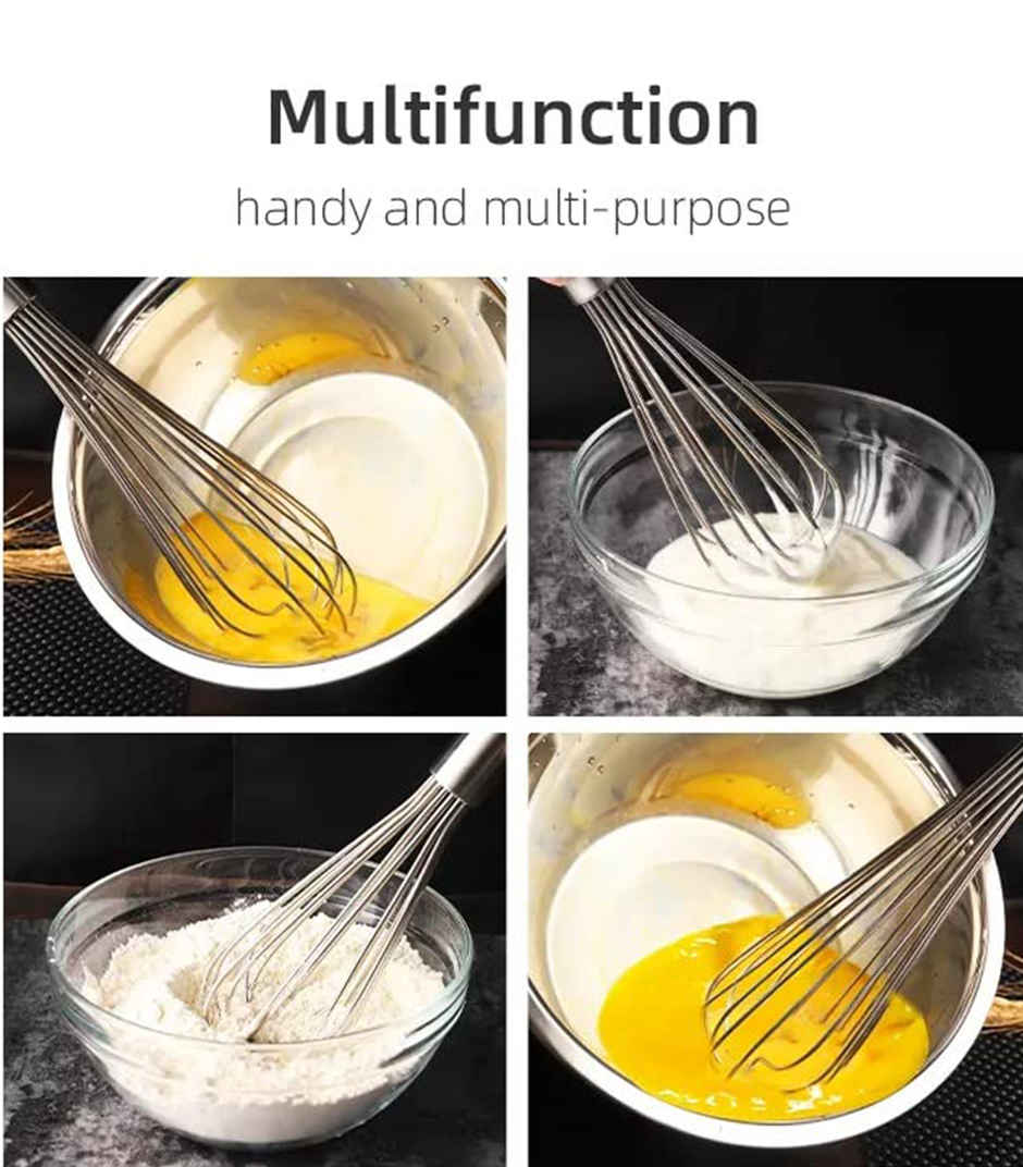 Silicone 3 Pc Combo (Whisk+Oil Brush+Spatula) - Assorted