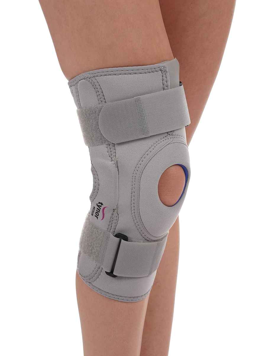 Tynor Knee Support Hinged (Neoprene) Grey S