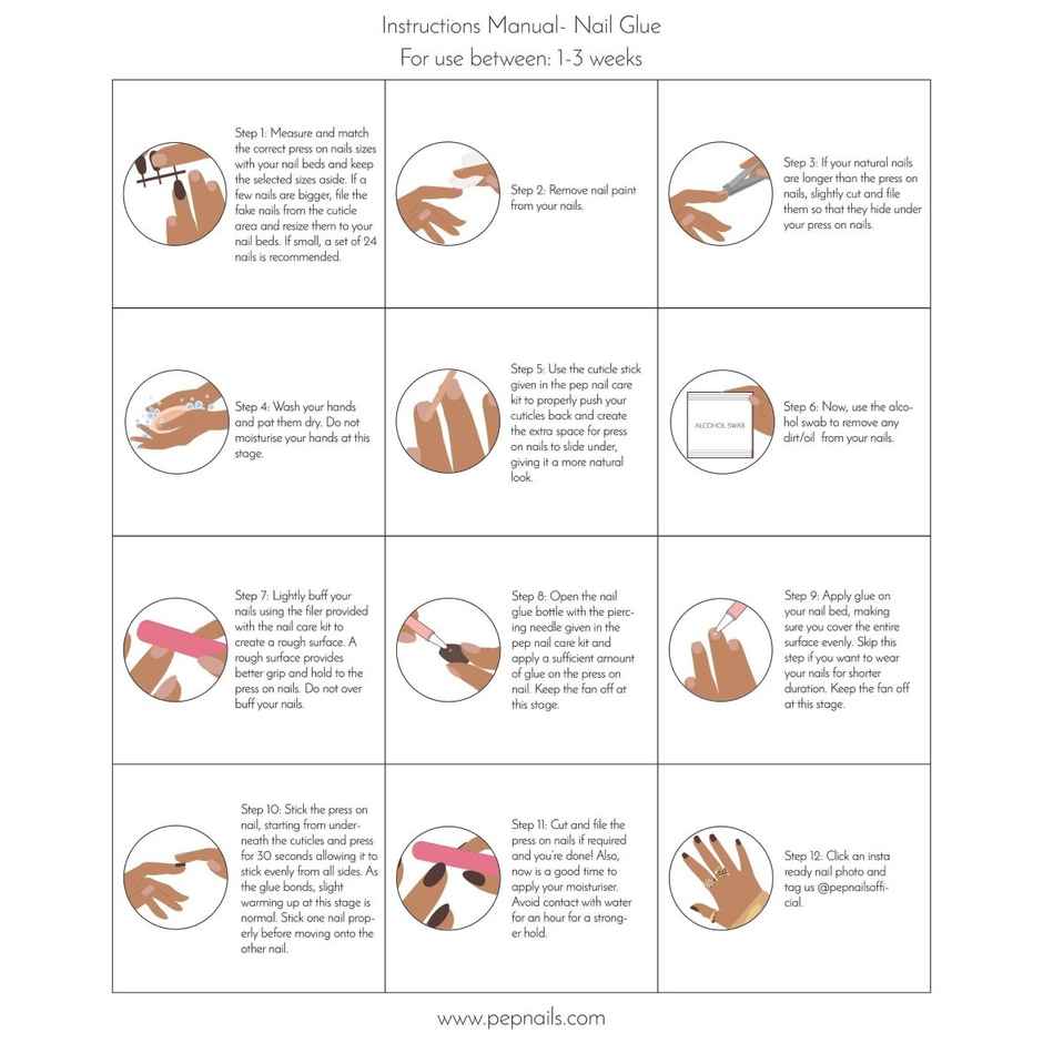 Pep Nails Heart | Mini Nail Bar