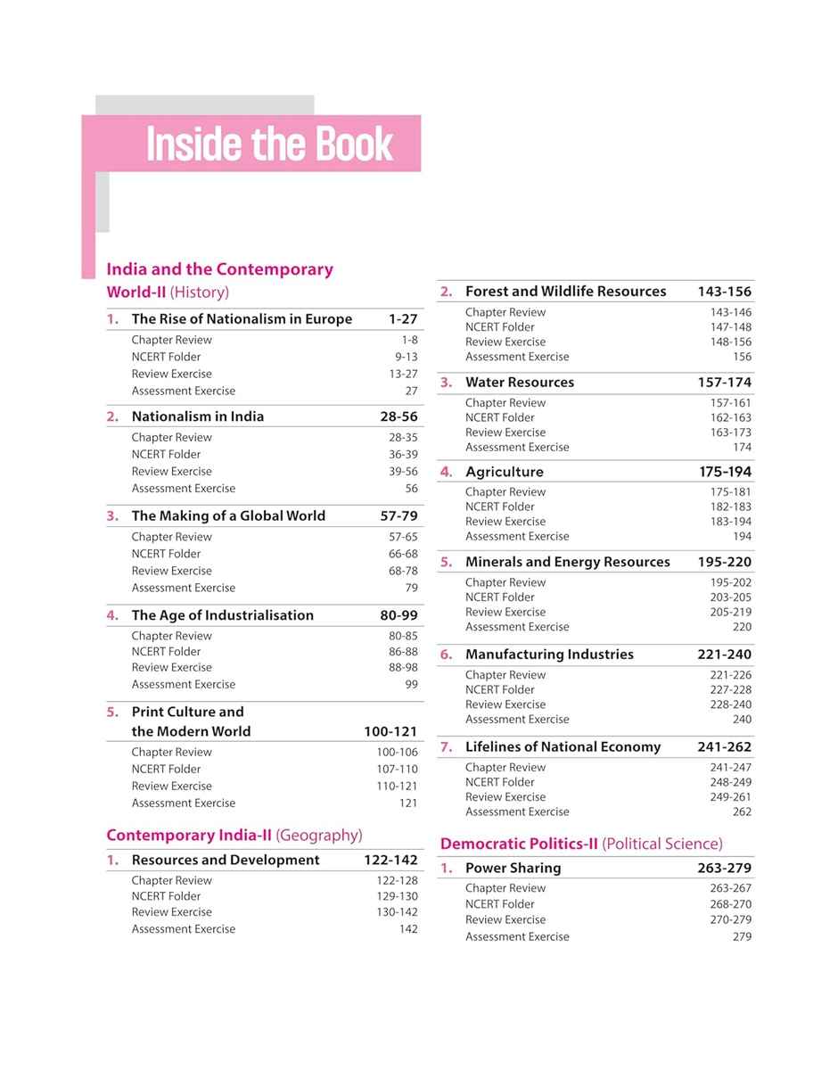 All In One Social Science CBSE Class 10th Based On Latest NCERT For CBSE Exams 2025