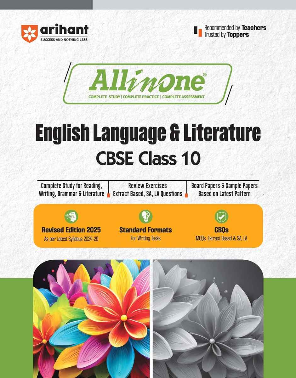 Arihant Publications All In One English Language & Literature CBSE Class 10th Based On Latest NCERT For CBSE Exams 2025