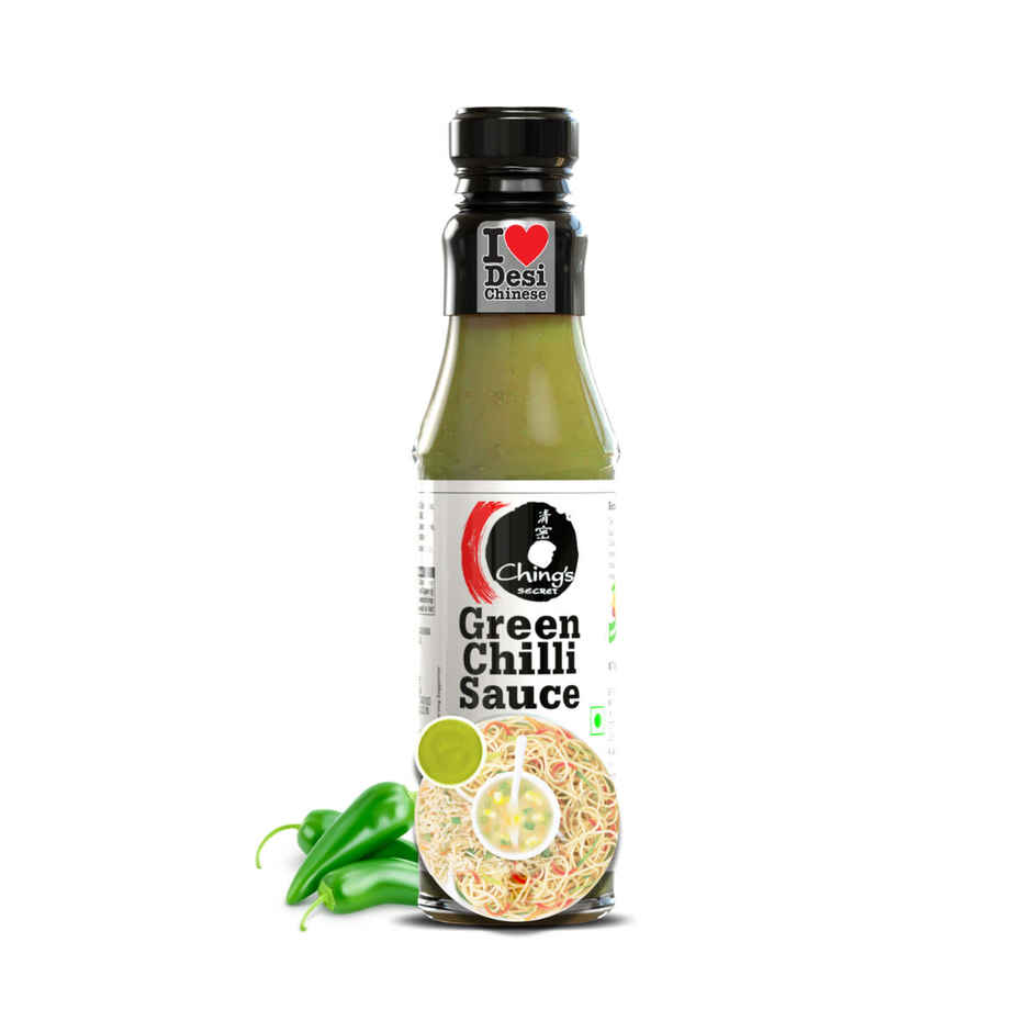 Ching's Secret Red Chilli Sauce (200 g) & Ching's Secret Green Chilli Sauce (190 g) Combo