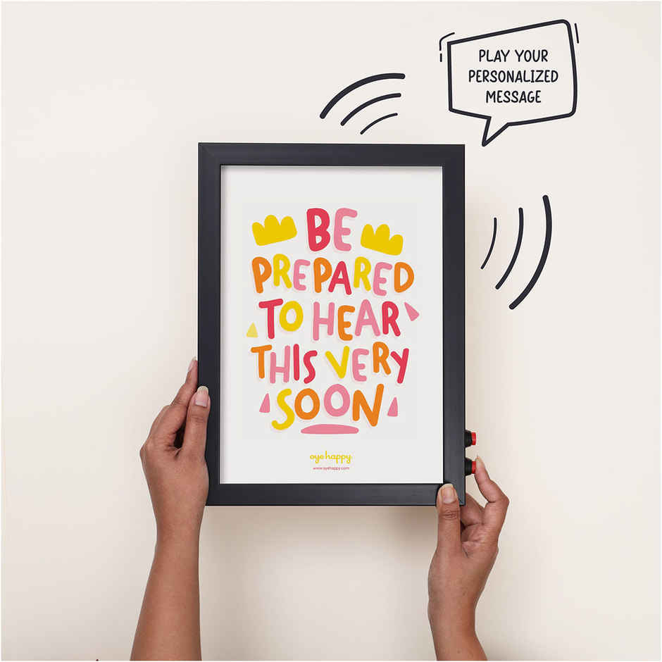 Happy Mail Custom Voice Frame For Teachers | Teachers Day Special