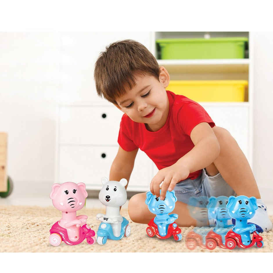 ITOYS Press N Go-Animal Pack Of 1 0xc0034d1400 (Assorted)