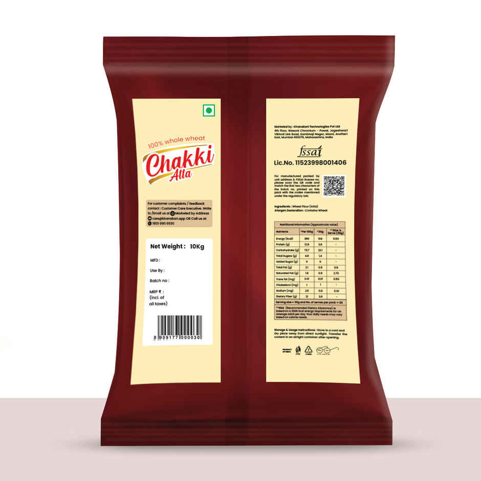 Whole Wheat Chakki Atta