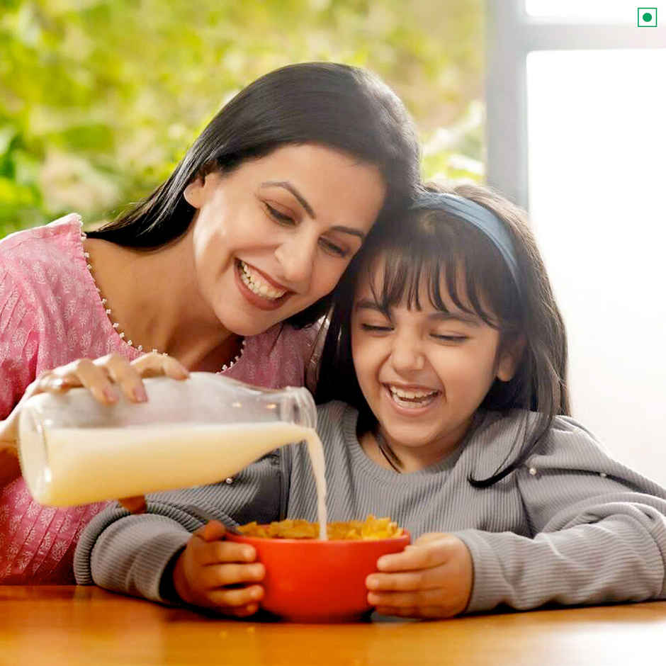 Kwality Golden Corn Flakes - Crispy And Delicious Breakfast Cereal Made With 100% Natural Corn