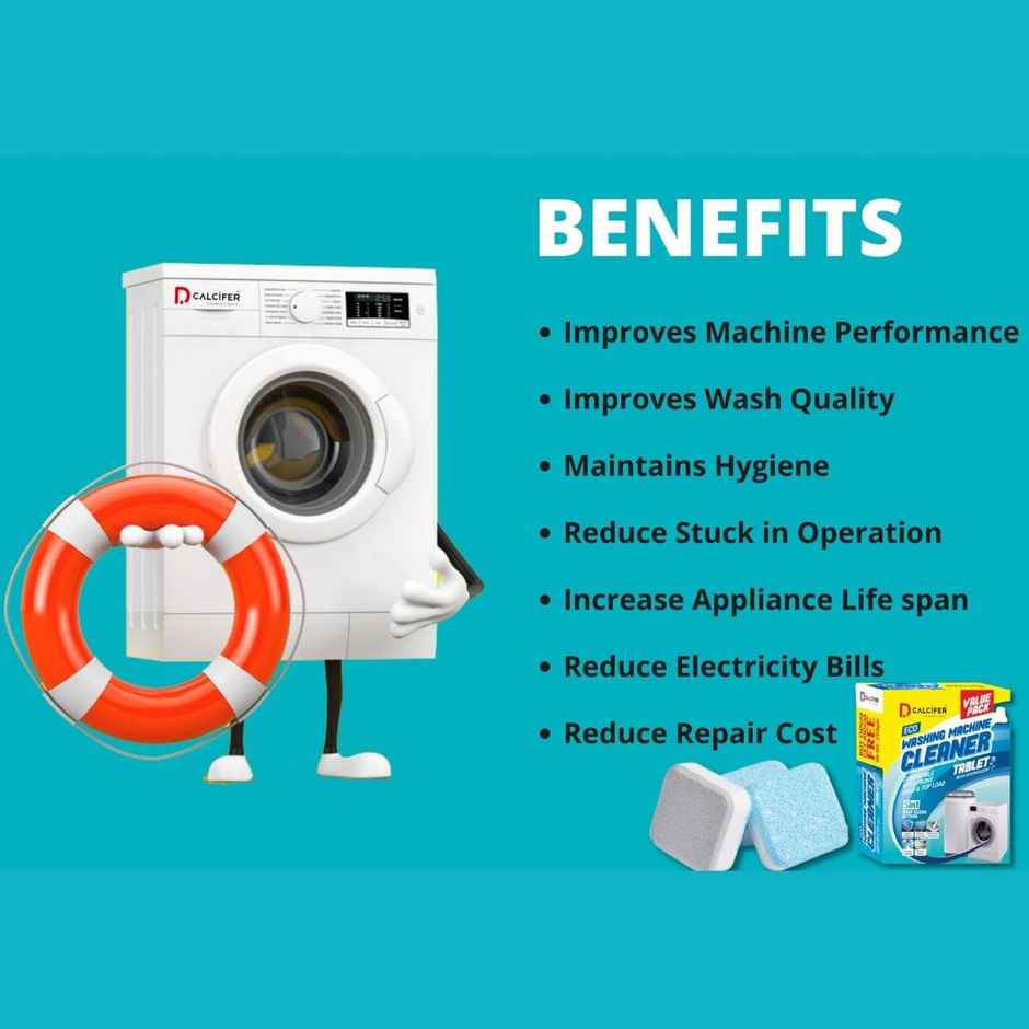 Dcalcifer Washing Machine Cleaner and Descaler Tablets