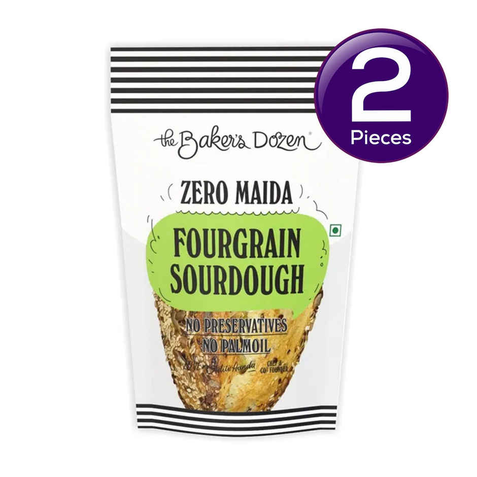The Baker's Dozen Fourgrain Sourdough Zero Maida Gut Friendly Combo