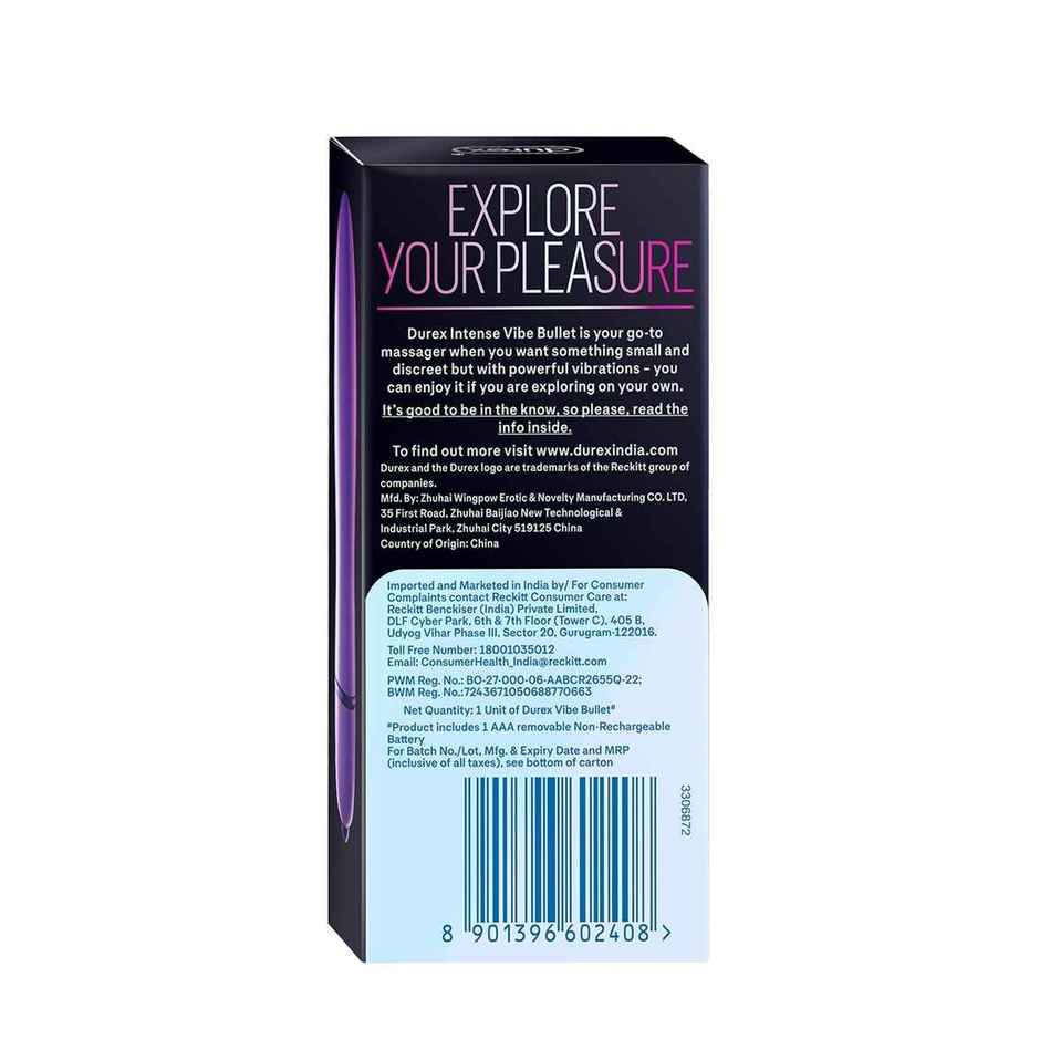 Durex Intense Vibe Bullet | Personal Wellness Device