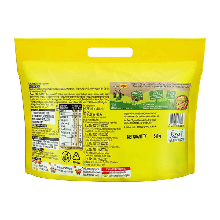 MAGGI 2-Minute Instant Noodles | Masala Noodles | Made With Quality Spices