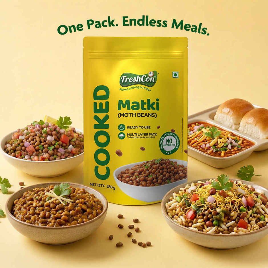 Freshcon Boiled Matki | Moth Beans