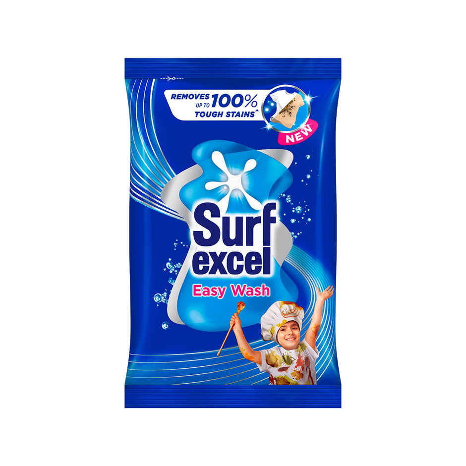 Vim Lemon Dishwash Bar (300g) & Surf Excel Easy Wash Detergent Powder (1kg) Combo