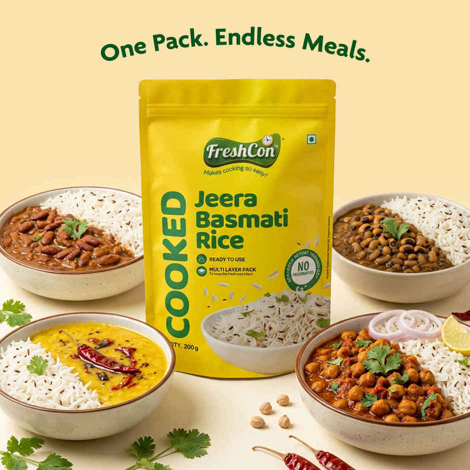 Freshcon Cooked Basmati Jeera Rice Combo