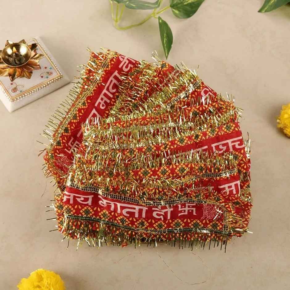 Divine Vibes Kanjak Chunri - Multicolor | One Size