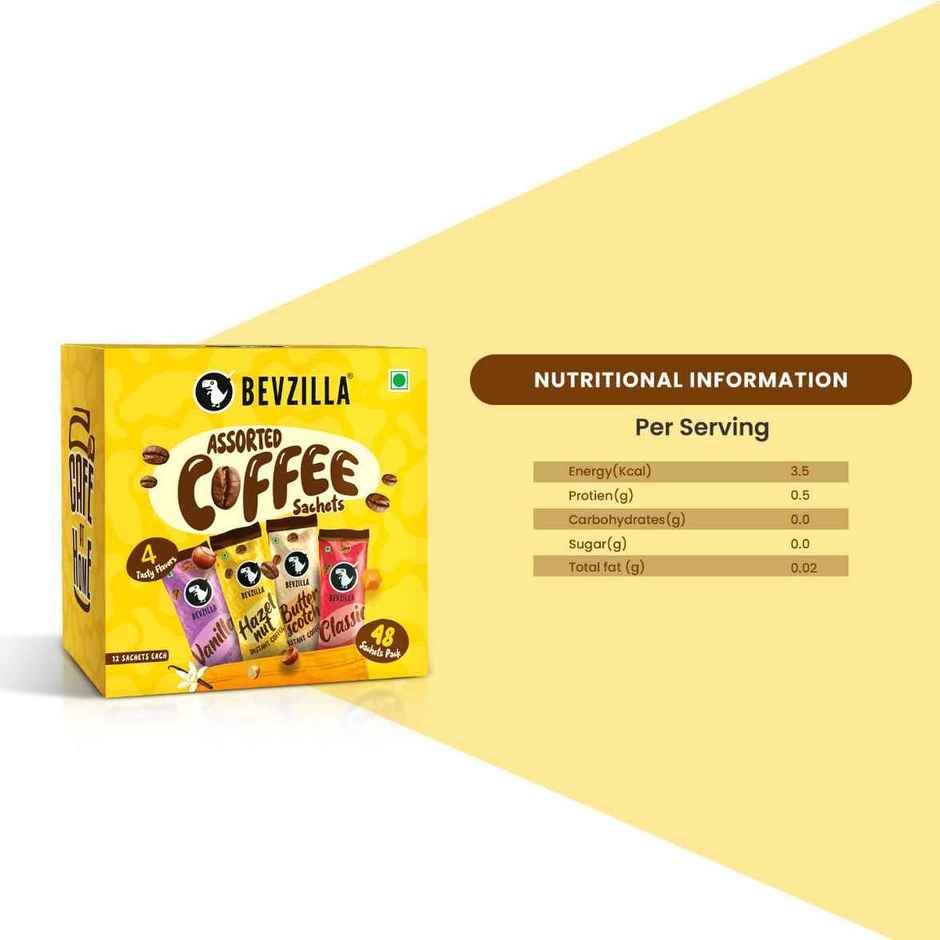 Bevzilla Assorted Instant Coffee Powder Combo