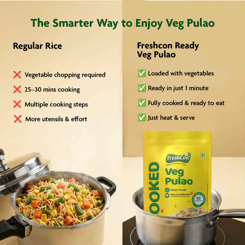 Freshcon Cooked Veg Pulao Combo