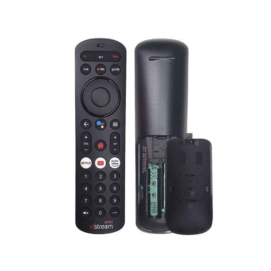 Ailkin Voice Remote for Airtel Xstream Box| Quick Pairing| Universal Compatibility| Black
