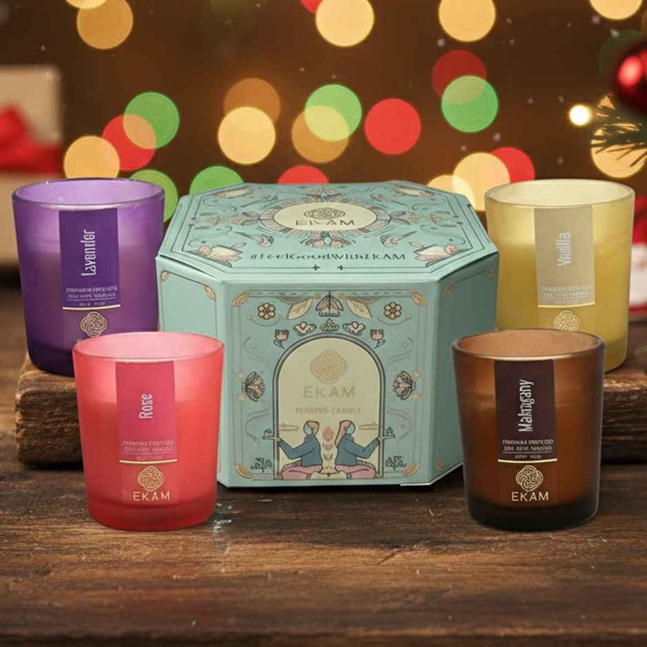 Scented Soy Votive Candle | Lavender | Mahogany | Rose | Vanilla
