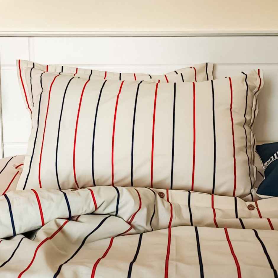 Sleepycat Cotton Pillow Cover with Envelope Closure, Pack of 2, 28x18 in | No Pillows Included