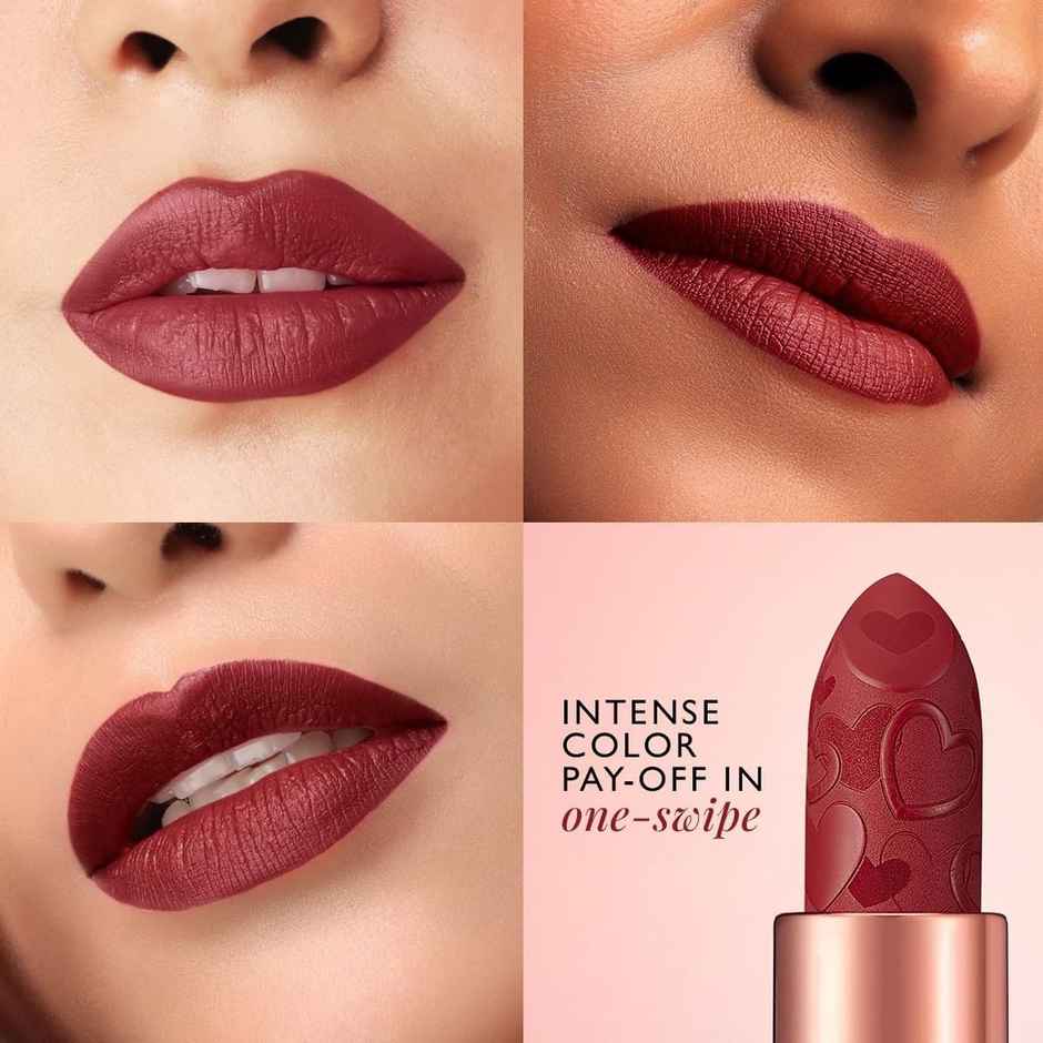 Myglamm Pout By Karan Johar Intense Matte Plumping Lipstick - Blockbuster Pout