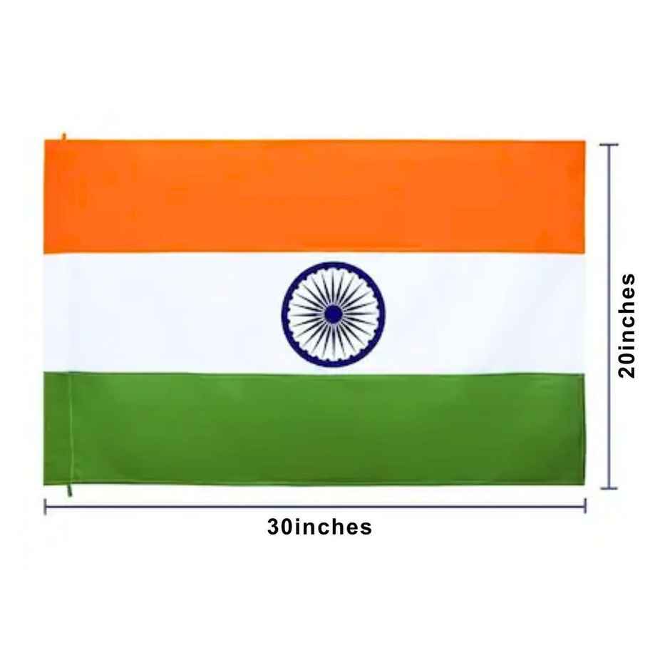 India National Flag | Tiranga | 20 x 30 Inch | Aarvi