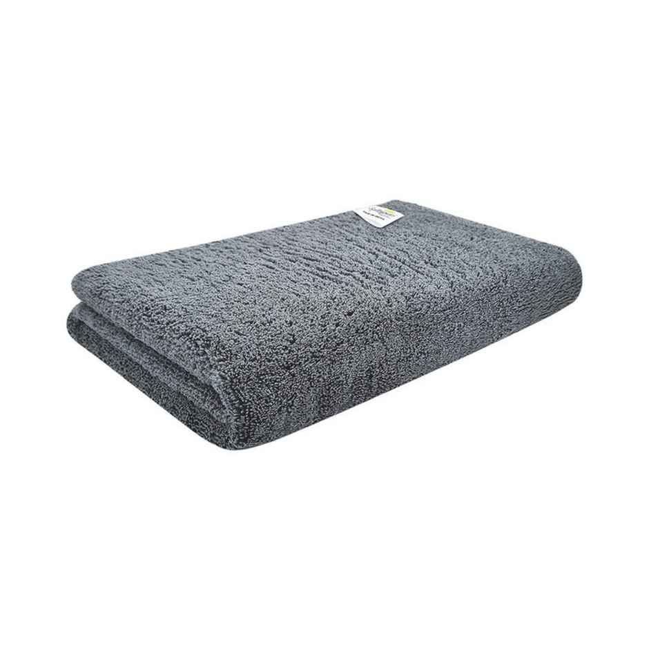 Softspun Microfiber Yoga, Gym & Sports Towel (Small, 380 GSM, 16 x 24 in, 1pc, Grey)